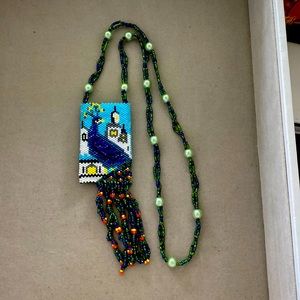 Native Handed Beaded Pouch